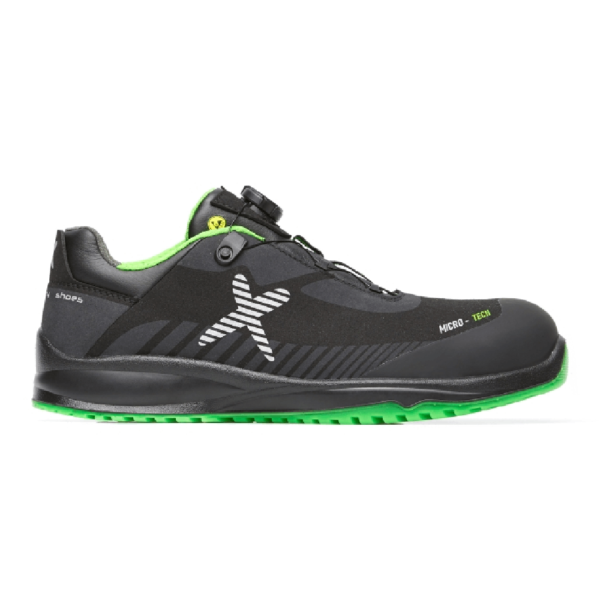 RACE S3 ESD SRC BLACK LOW SHOE