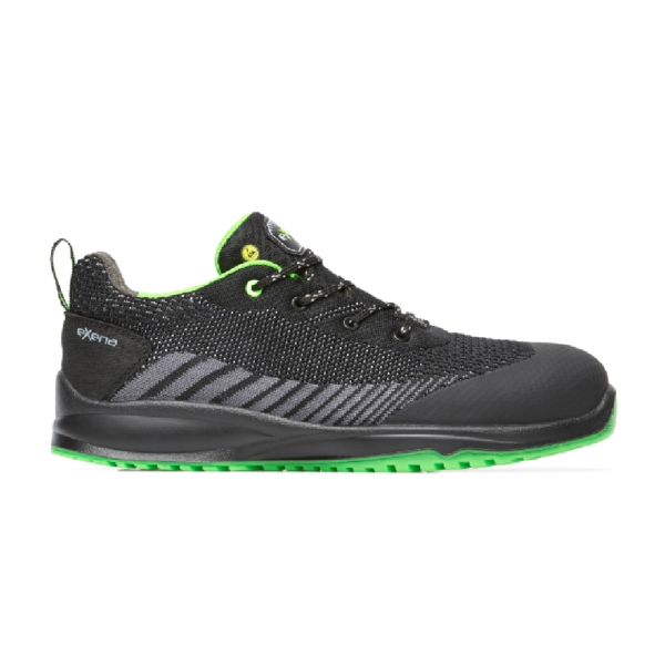 SNAKE S1P ESD SRC BLACK LOW SHOE